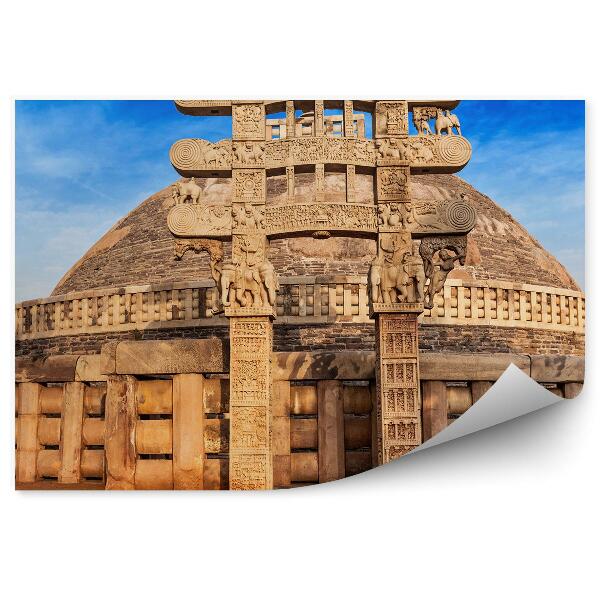 Fototapet vintage Stupa India Budism Arhitectura