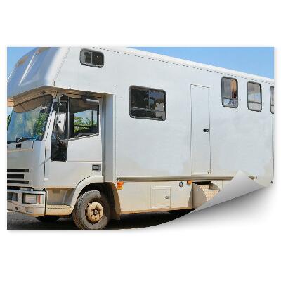 Fototapet Căruță trasă de cai