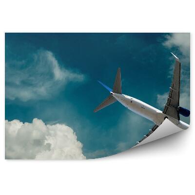 Fototapet perete Perspectiva norilor cerului avionului