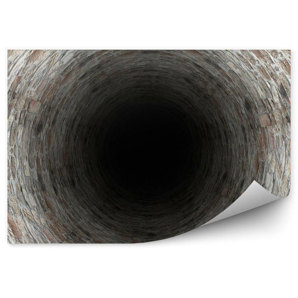 Fototapet vintage Tunel De Cărămidă 3D