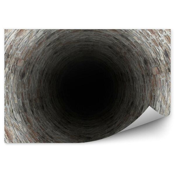 Fototapet vintage Tunel De Cărămidă 3D
