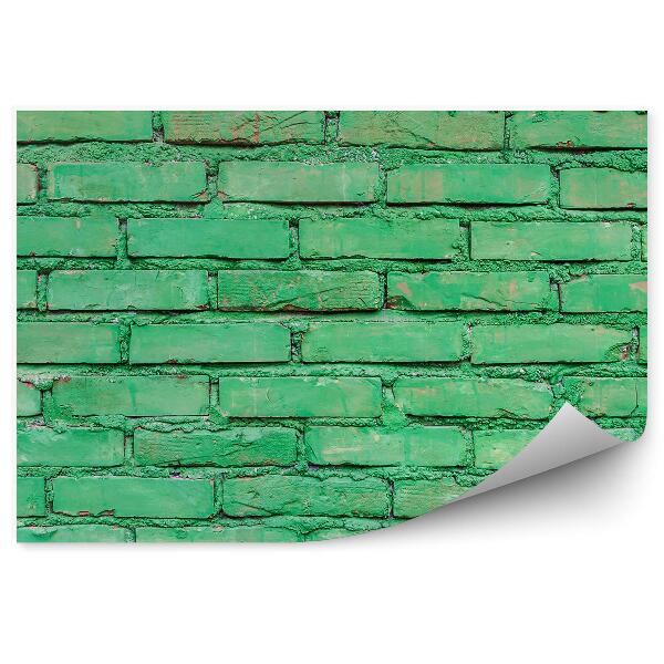 Fototapet perete Zid De Cărămidă Verde