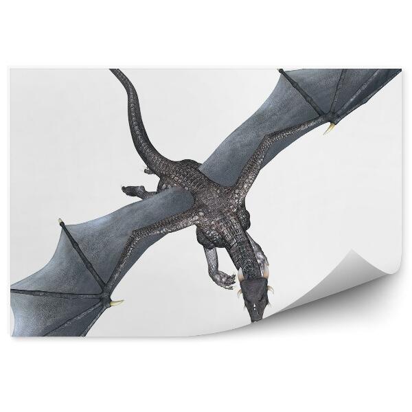 Decor fototapet Dragon gri 3d