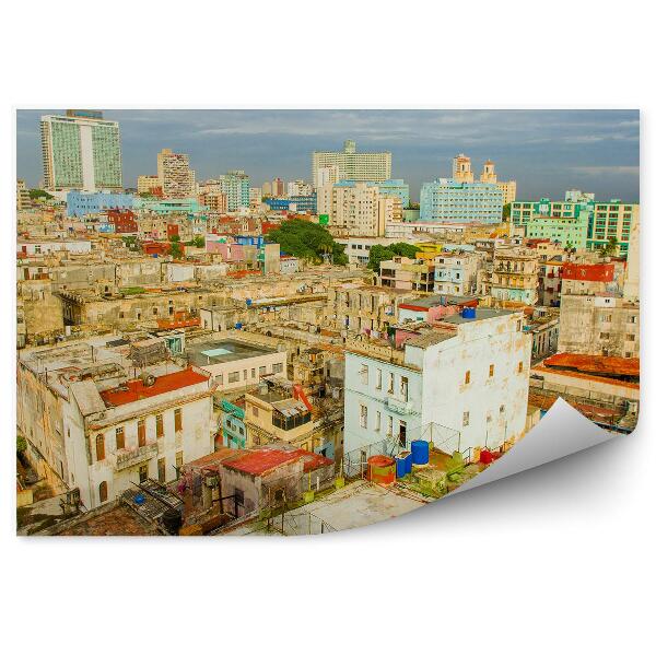 Fototapet pentru perete Havana clădiri colorate din orizontul orașului