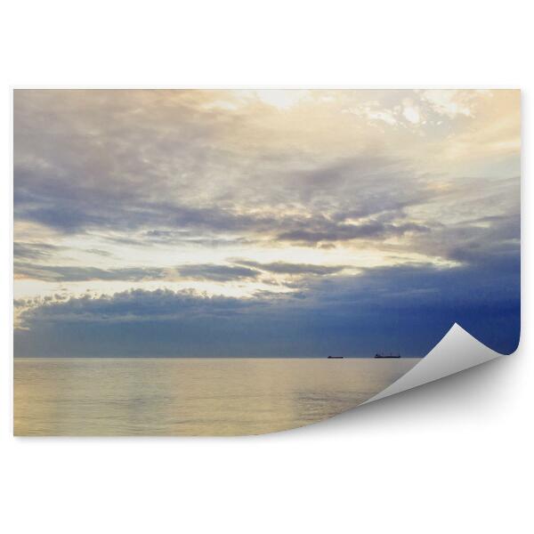 Decor fototapet Apus De Soare Ocean Mare Nori Iaht