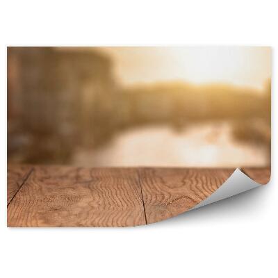 Decor fototapet Vedere La Terasa Din Lemn