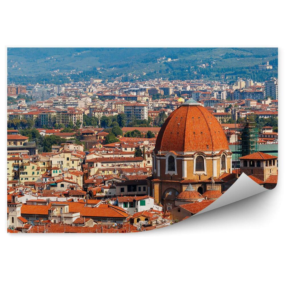 Fototapet pentru perete Vedere Aeriană Catedrala Din Florența Santa Maria Del Fiore Clădiri