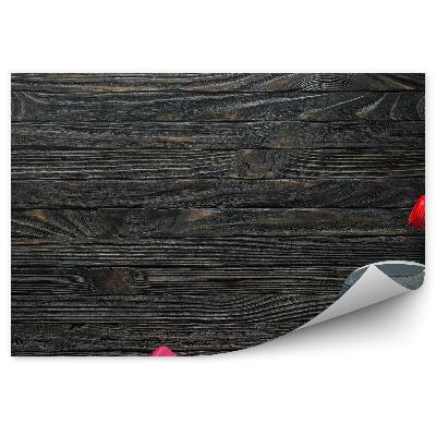 Fototapet perete Pantofi de sport panouri din lemn