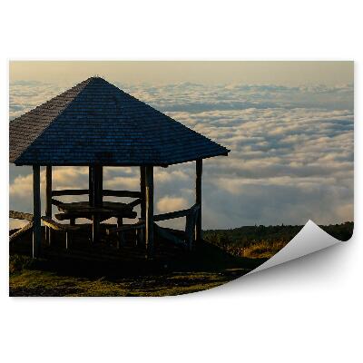 Decor fototapet Foișor Plante Verzi Cer Nori