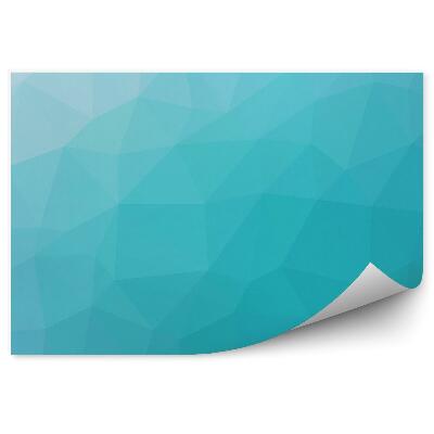 Fototapet pentru perete Poligoane Gradient Turcoaz