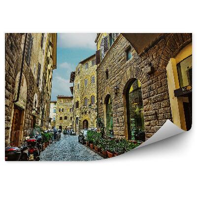 Decor fototapet Clădiri vechi de piatră vegetație verde