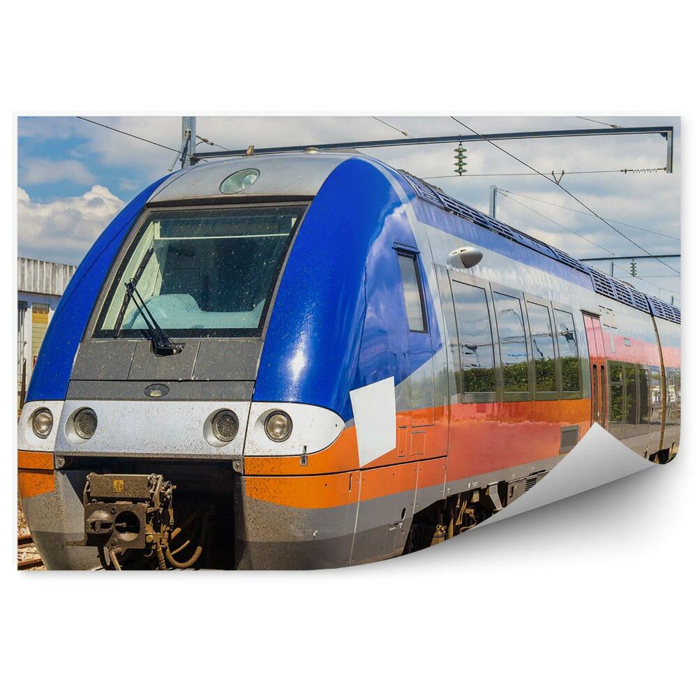 Fototapet pentru perete Culoarea trenului expres regional