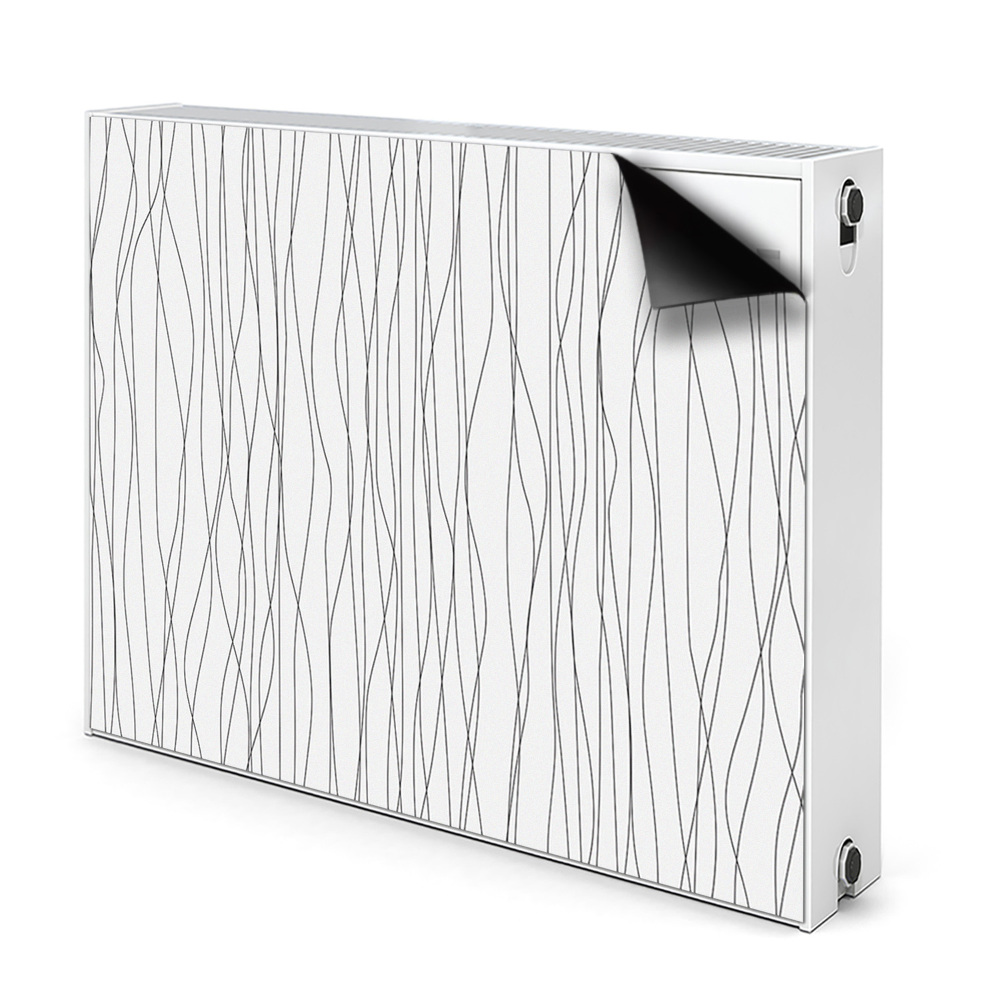 Aimant décoratif pour radiateur Triunghiuri Negre