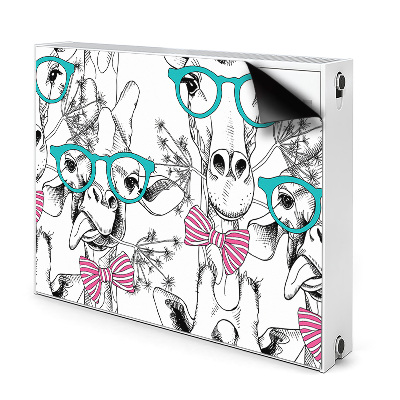 Cache radiateur déco Girafa Hipster