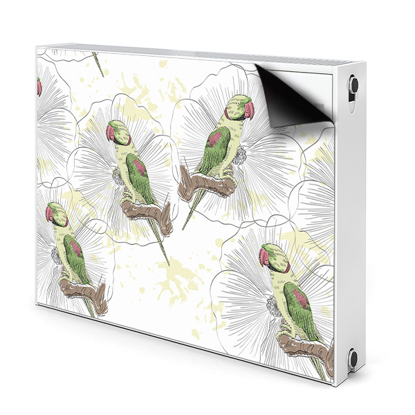 Tapis de radiateur décoratif Papagali Verzi