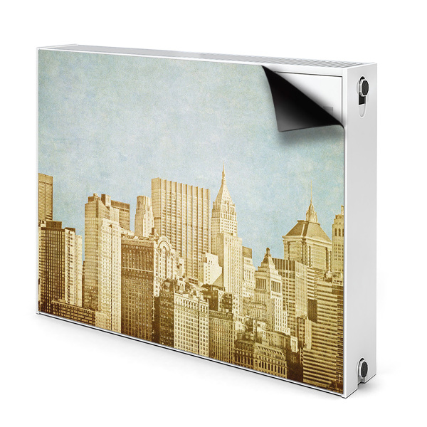 Cache radiateur déco Zgârie-Nori Din Manhattan