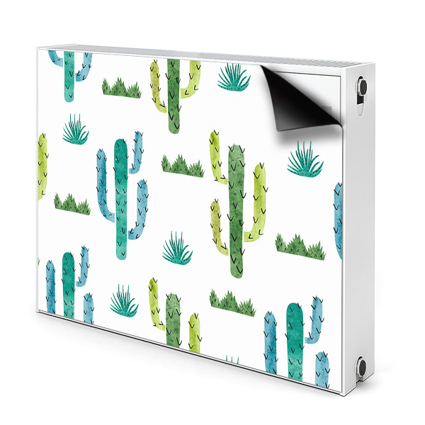 Aimant décoratif pour radiateur Cactuși Pictați