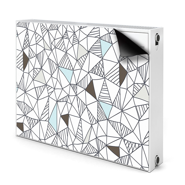 Cache radiateur aimanté Model Geometric