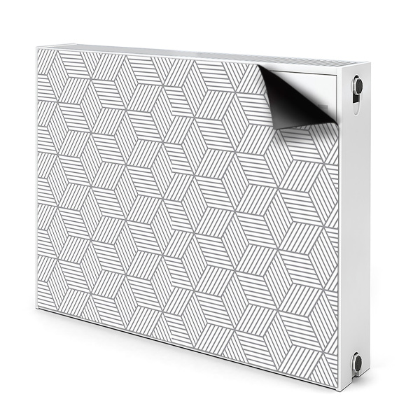 Tapis magnétique pour radiateur Cuburi 3D Gri