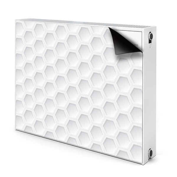 Cache radiateur déco Hexagoane Tridimensionale