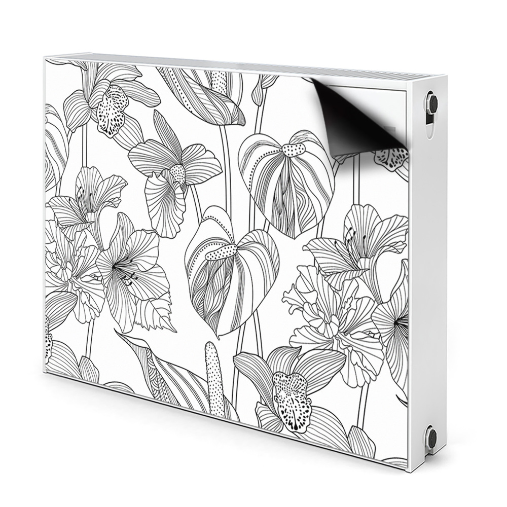 Cache radiateur aimanté Contururi De Flori