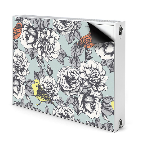 Tapis de radiateur décoratif Trandafiri Și Păsări