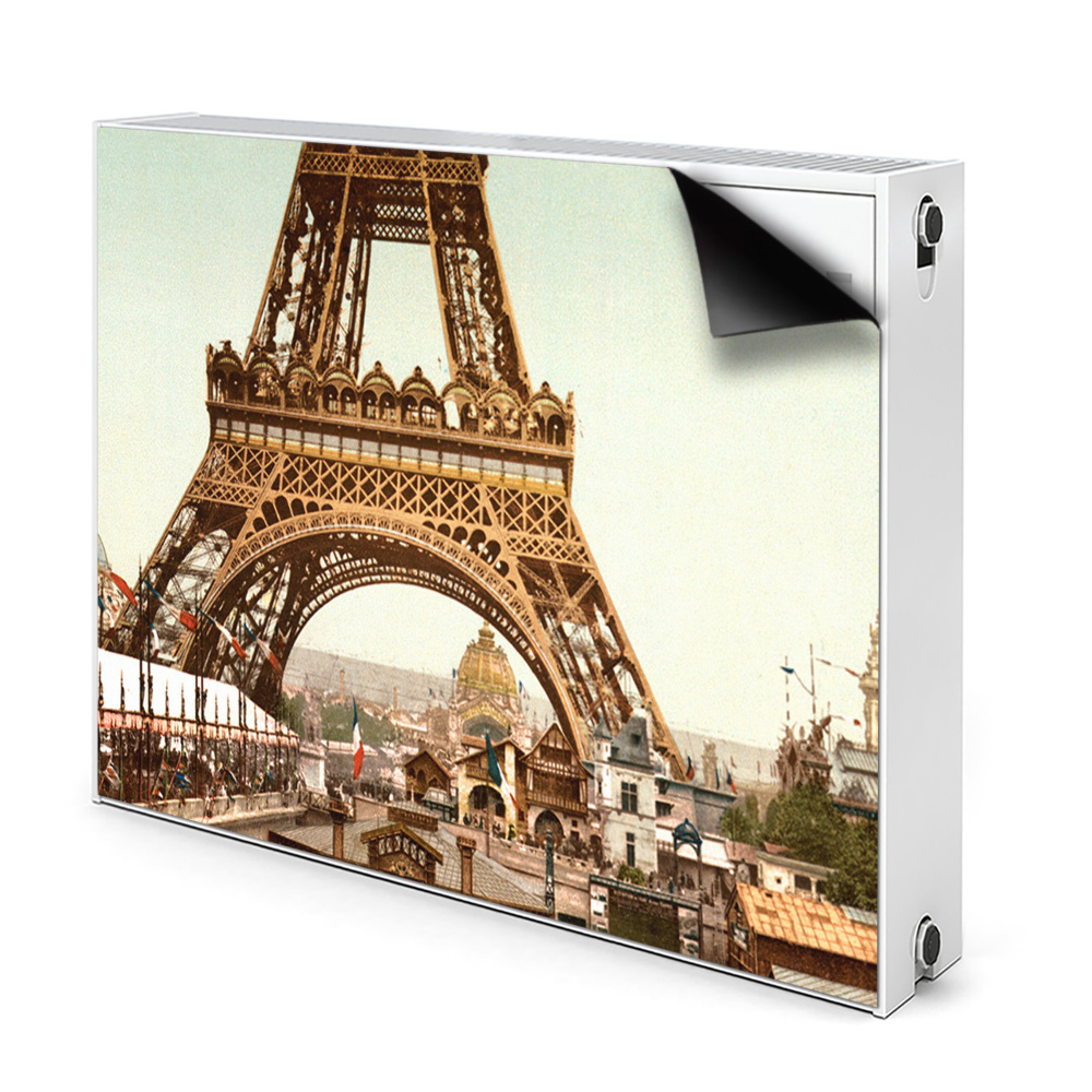 Déco cache radiateur Turnul Eiffel Retro