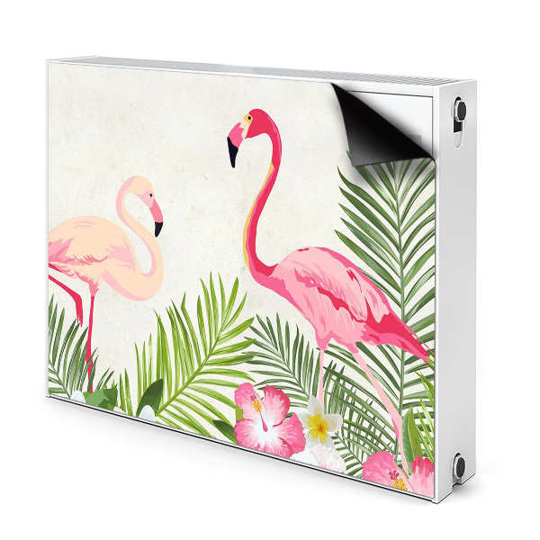 Cache radiateur déco Doi Flamingo