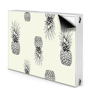 Couvercle magnétique du radiateur Model Fără Sudură De Ananas
