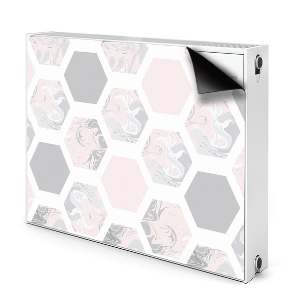Tapis de radiateur décoratif Hexagoane