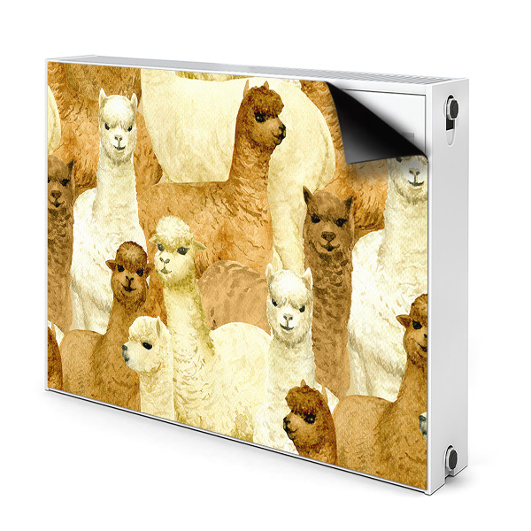 Cache radiateur déco Alpaca