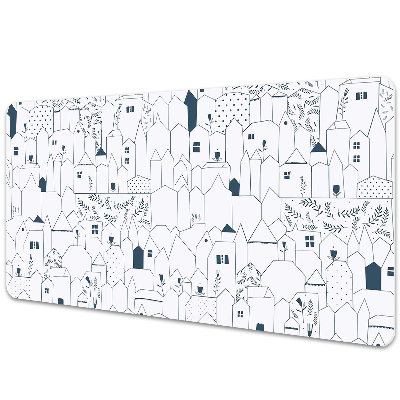 Puncte și frunze Desk pad