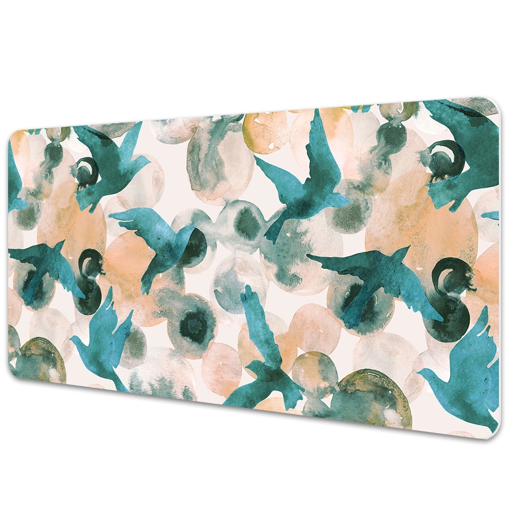 Mapa pentru birou Păsări în acuarelă