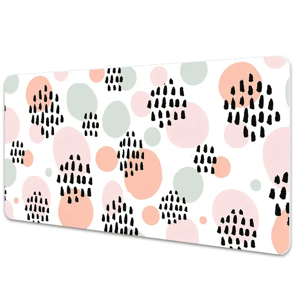 Protectie birou Puncte colorate abstracte