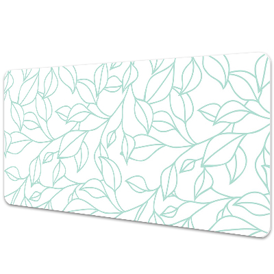 Flori cu fundal albastru închis Suport de birou