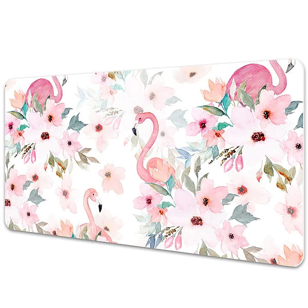 Mapa birou Flamingo printre flori