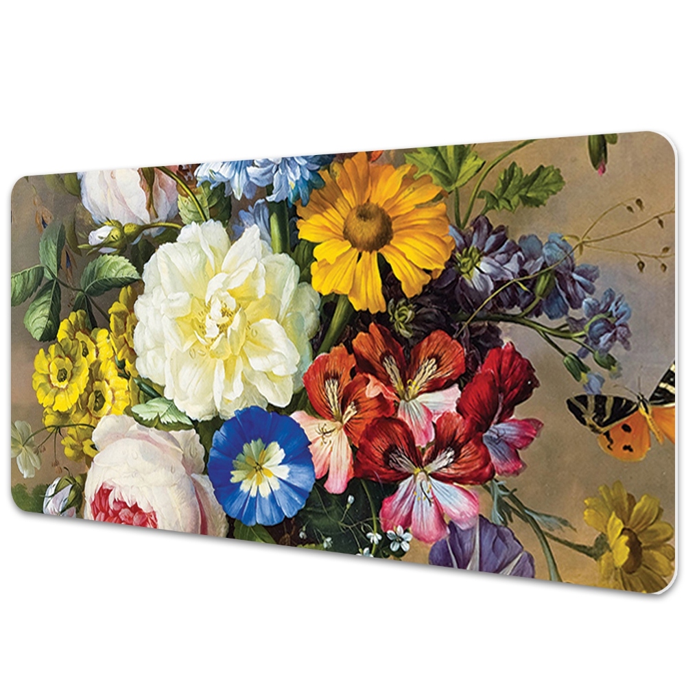 Frunze de palmier pe fond negru Protecție pentru birou