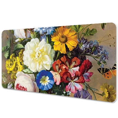 Frunze de palmier pe fond negru Protecție pentru birou