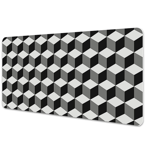 Mapa pentru birou Model geometric 3D de cub