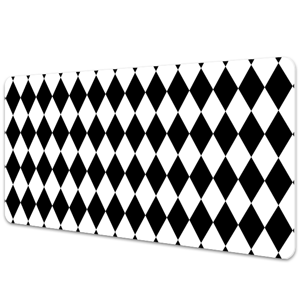 Plăci geometrice de marmură Suport de birou