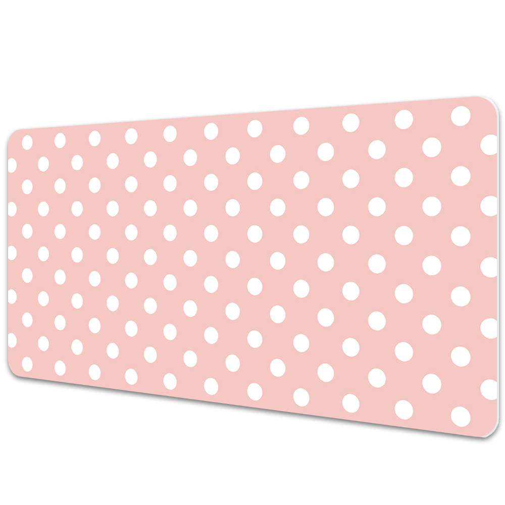 Mapa pentru birou Puncte geometrice albe