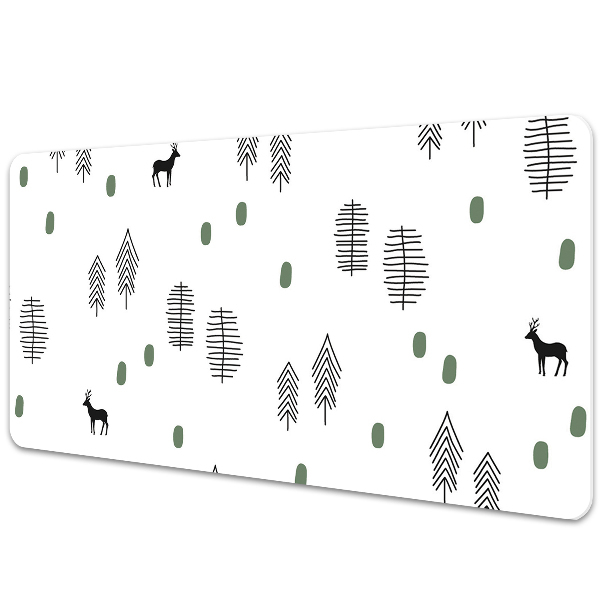Motivul în formă de spini de hering Desk pad