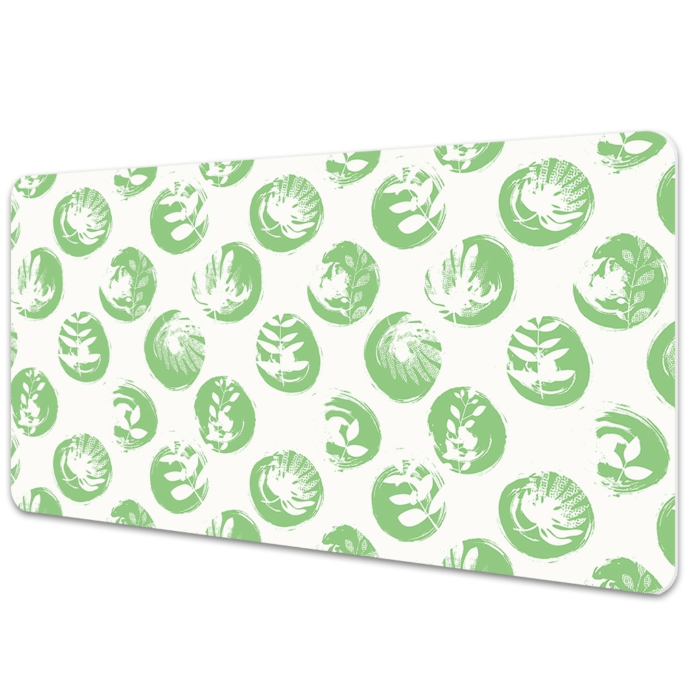 Cercuri geometrice albastre Desk pad