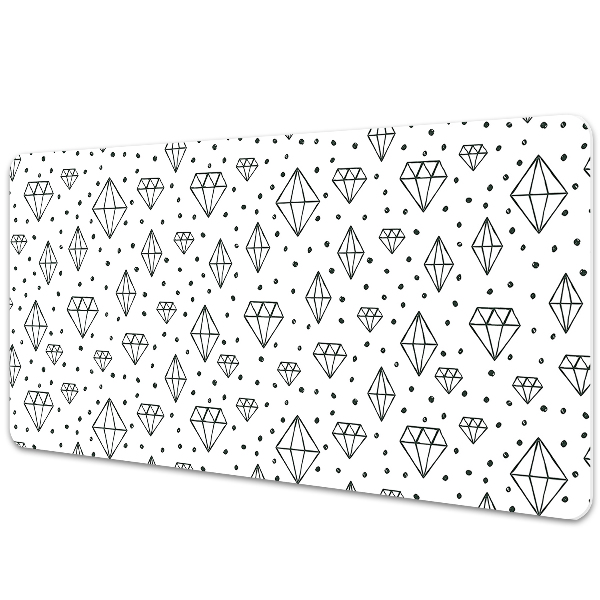 Frunze albastre Protecție Desk Pad
