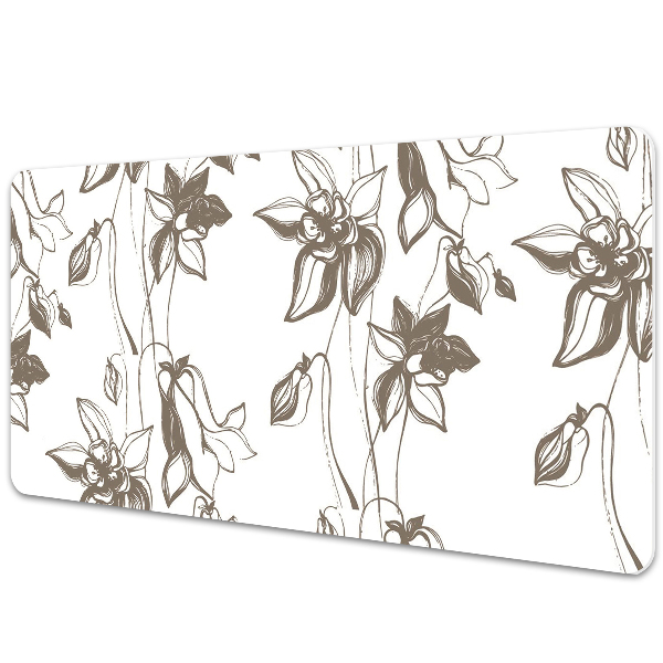 Plante pastelate Desk Pad de protecție