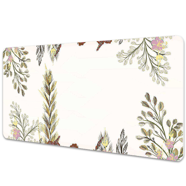 Fagure de miere pe fond alb Desk Pad mare