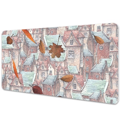 Mapa de birou Oraș în toamnă