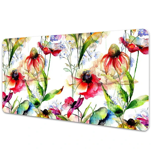 Protectie birou Flori colorate