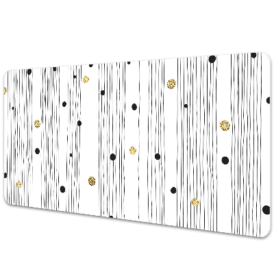 Zigzaguri geometrice roz Desk pad