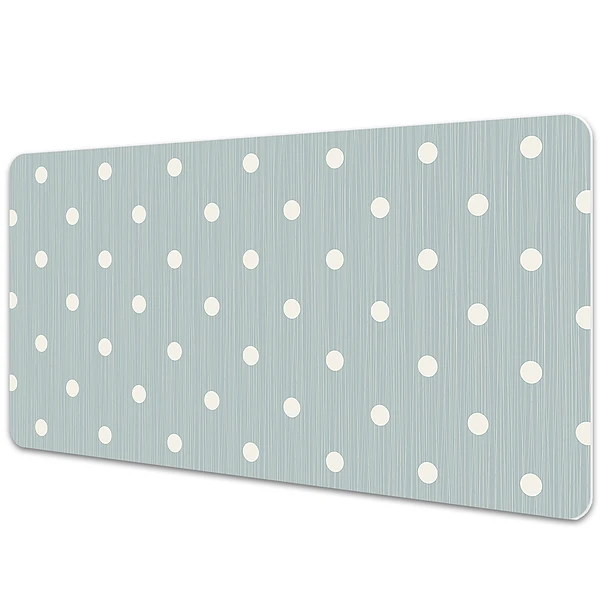 Mapa pentru birou Puncte albe pe albastru